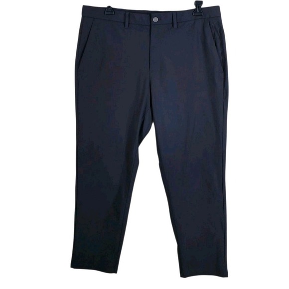 CRZ Yoga All Day Comfy Golf Pants Mens 40x30 Black Tapered Quick Dry (39x28.5) - Picture 10 of 11